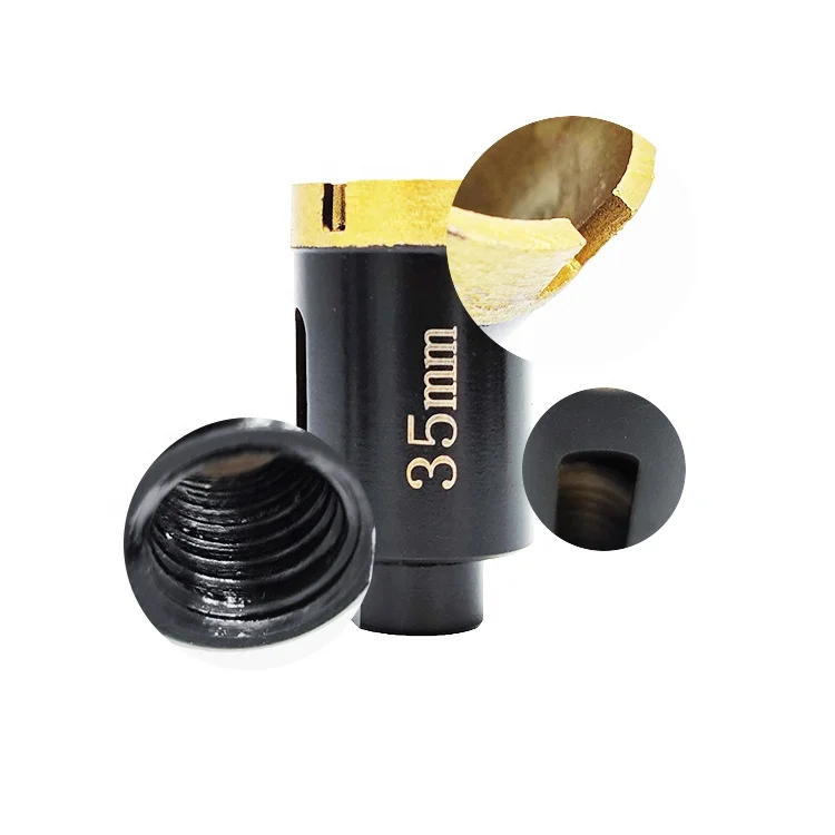 DEYI New Product 35mm Dry or wet Porcelain Tile Sintered Marble concrete Granite Diamond Hole Drill Bit