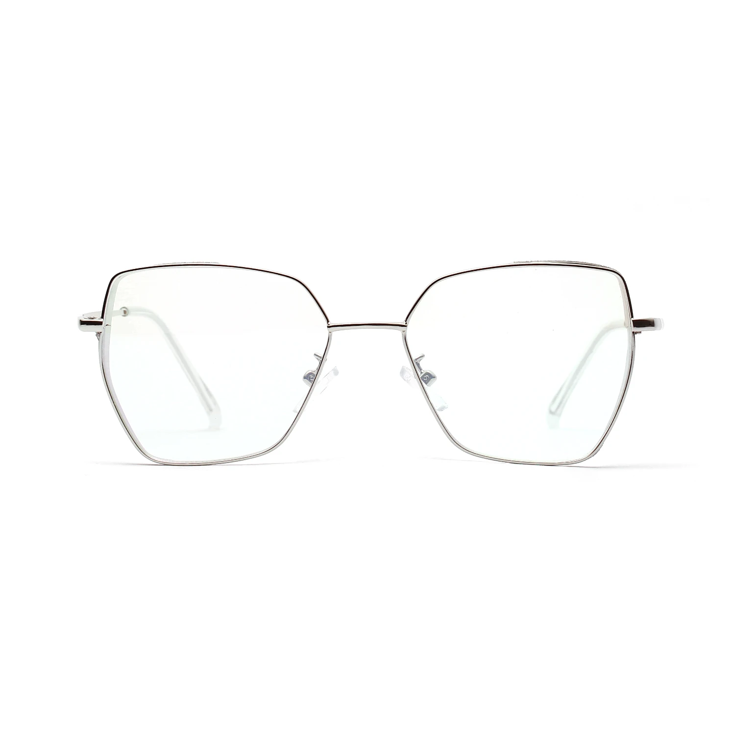  Metal square anti-blue eye fashion protection glasses