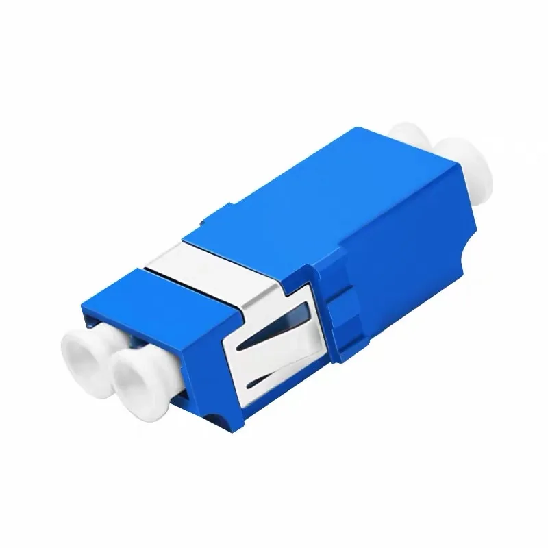 Factory price flange LC single mode/multimode duplex fiber optic adapter
