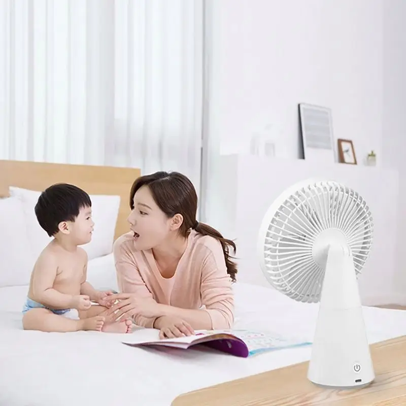 Original MI Hot Sale New Xiaomi Mijia Desktop Mobile Fan Usb Portable Adjustable Wind Speed Fan For Home Small Student Dormitory