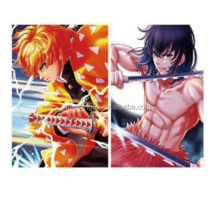 30 x 40cm Lenticular Flip Picture 3D Anime Poster 3D Waterproof Lenticular Poster For Wall Art