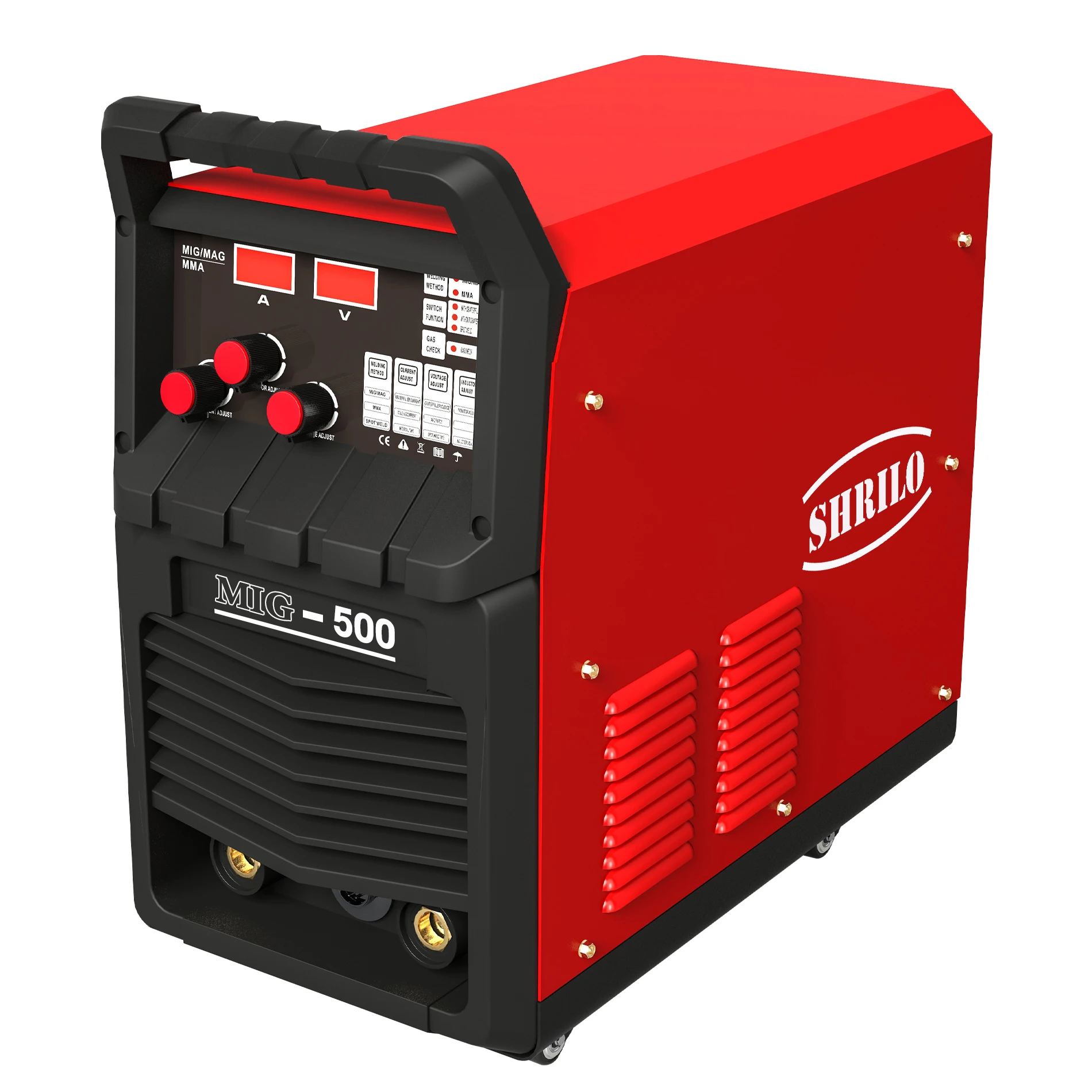 heavy duty Soldador mig soldadora inverter IGBT metal carbon  steel  MIG CO2 MAG  welding machine MIG-500 with wire feeder
