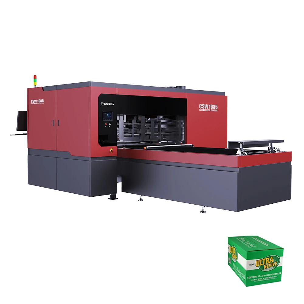 Serie CSW1600 Digital Printer Printing Machine For Corrugated Paper Pizza Box Carton Box