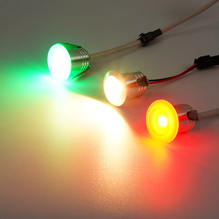 Wholesale Price Commercial Indoor Home Aluminum 1w COB Recessed RGB Led Ceiling Spot Lamp