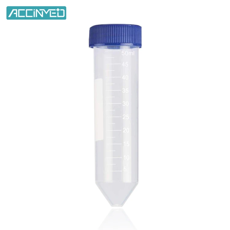 Custom Laboratory  Polypropylene Plastic 10ml 15ml With Screw Cover Transparent Sterile Micro 50ml Centrifuge Tube