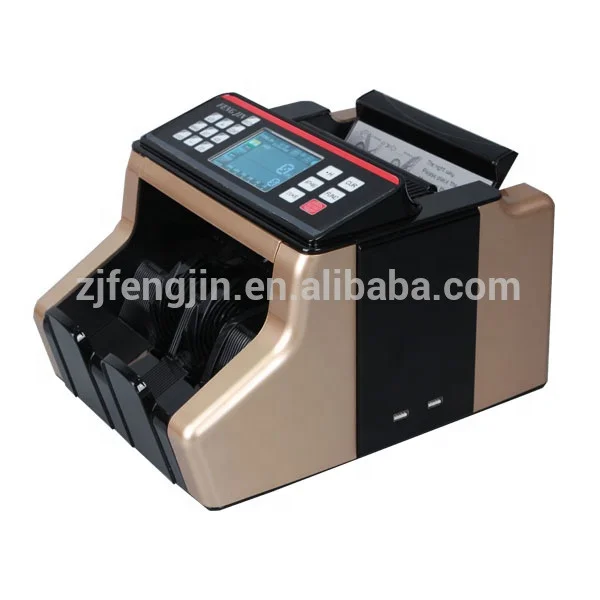 FJ-2830 two pocket currency counter bill counting machine bank note CIS sorter