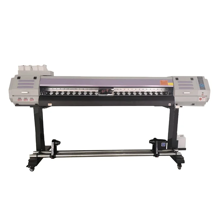 Cheap Price Roll to Roll Digital Label Paper Film Fabric Printing Machine Inkjet Printers DX5