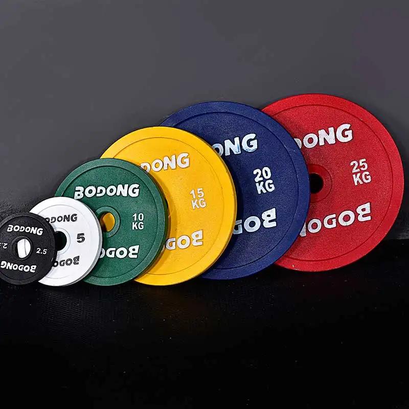 Competition Weight Plates Strength Training Cast Iron Fitness Equipment Calibrated Weight Plates