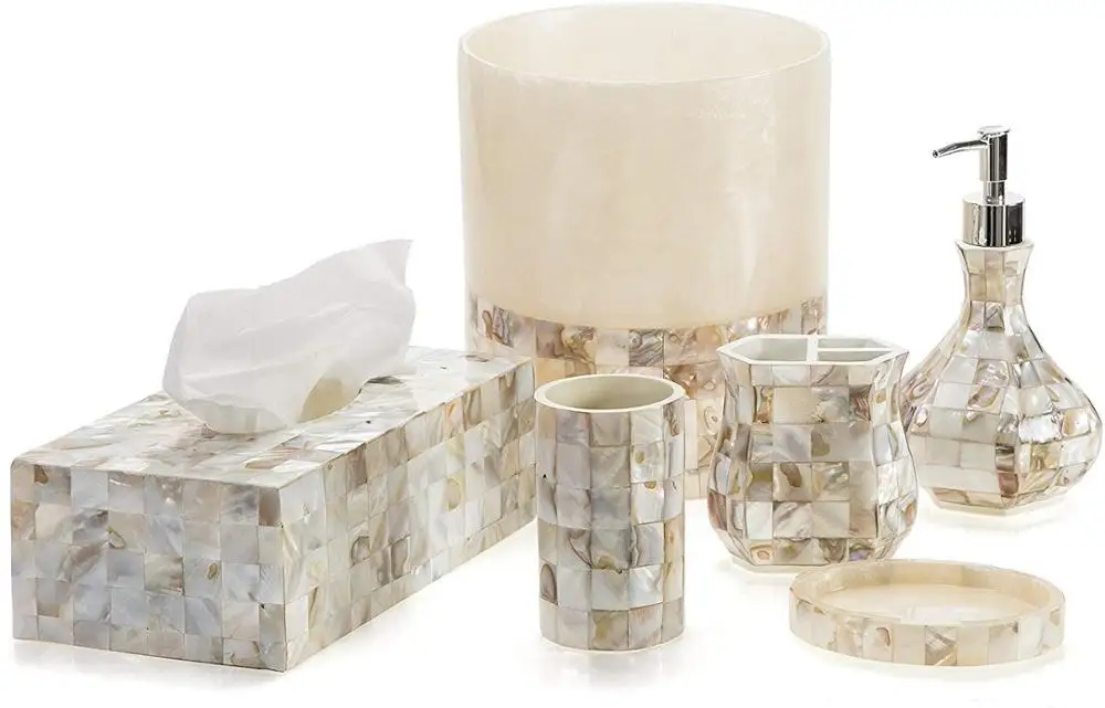 Rectangular Tissue Box From Vietnam with Mother of Pearl Inlay Home Decor Lacquer Cover for Home Use Packed in Carton