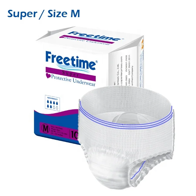 Disposable adult incontinence pullup diapers selling direct from manufacturer