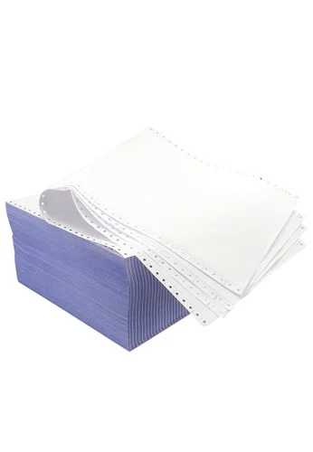 4ply white Continuous Computer Forms Carbonless Paper 1/2/3/4plys 9 .5'x5.5'/11'