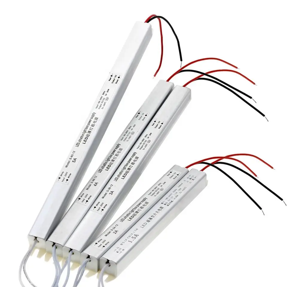 Factory wholesale AC90-260V Ultrathin Slim size LED Power Supply 2A 24V 48W Switching Power Supply