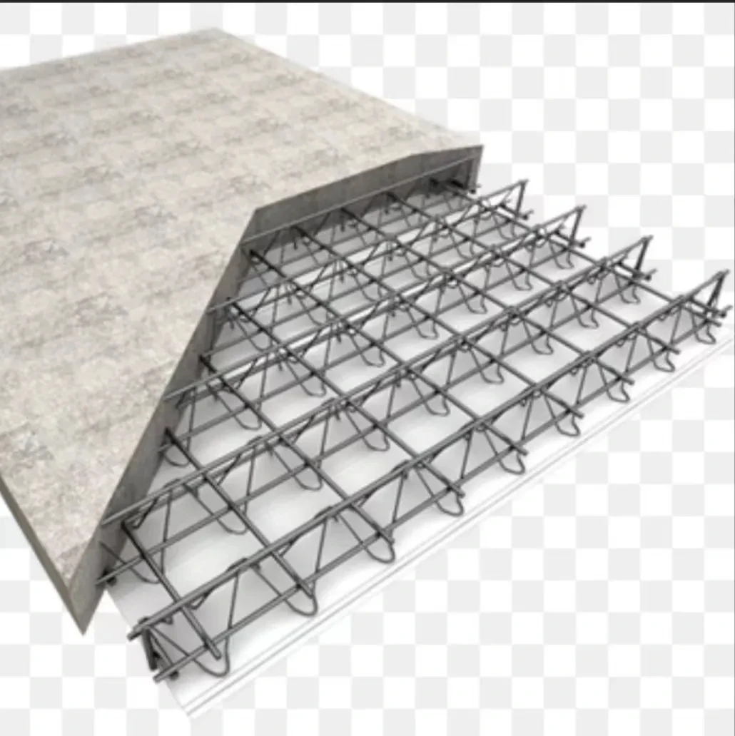 Galvanized Durable metal materials for building steel bar truss deck for reinforcing roof  steel re-bar lattice truss floor deck