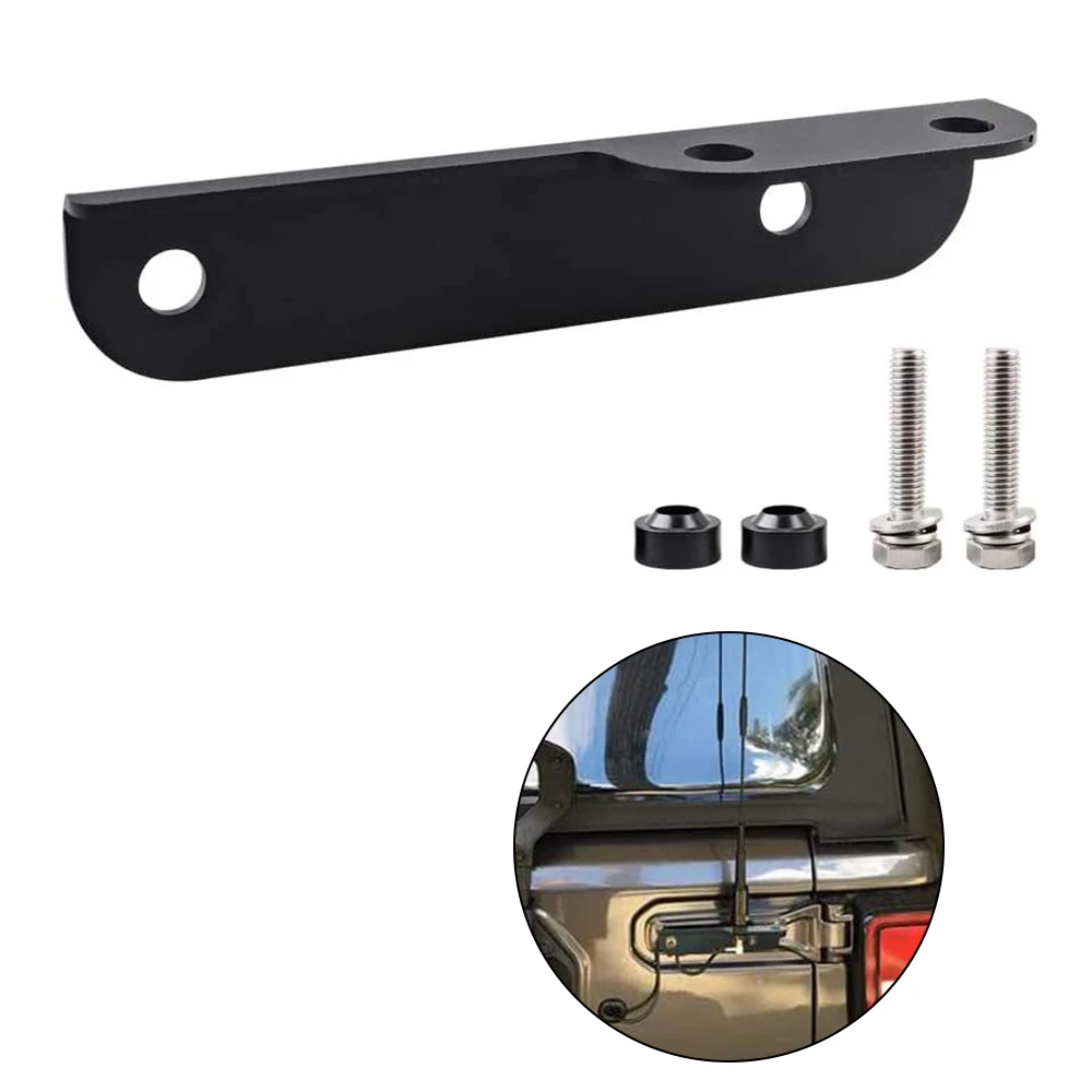 Петля для задней двери CB коэффициент антенны Монтажный кронштейн флаг кнут Легкое крепление держатель Jeep Wrangler JL JLU 2018 2019 2020 2021 2022