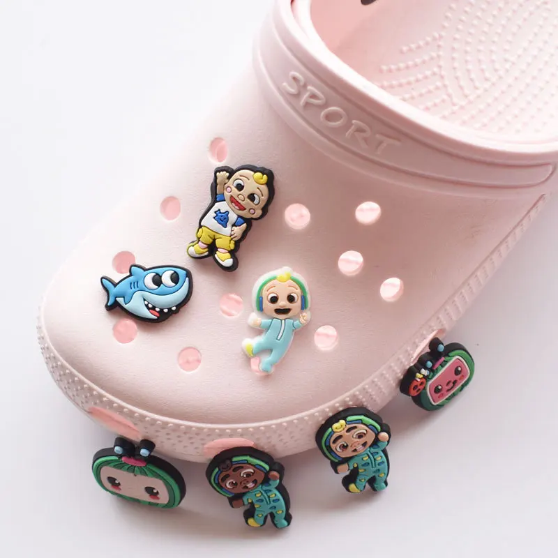 Kawaii Anime Pvc Croc Charms Custom Designer For Croc Sandals Charms And Bracelet Gifts For Kids