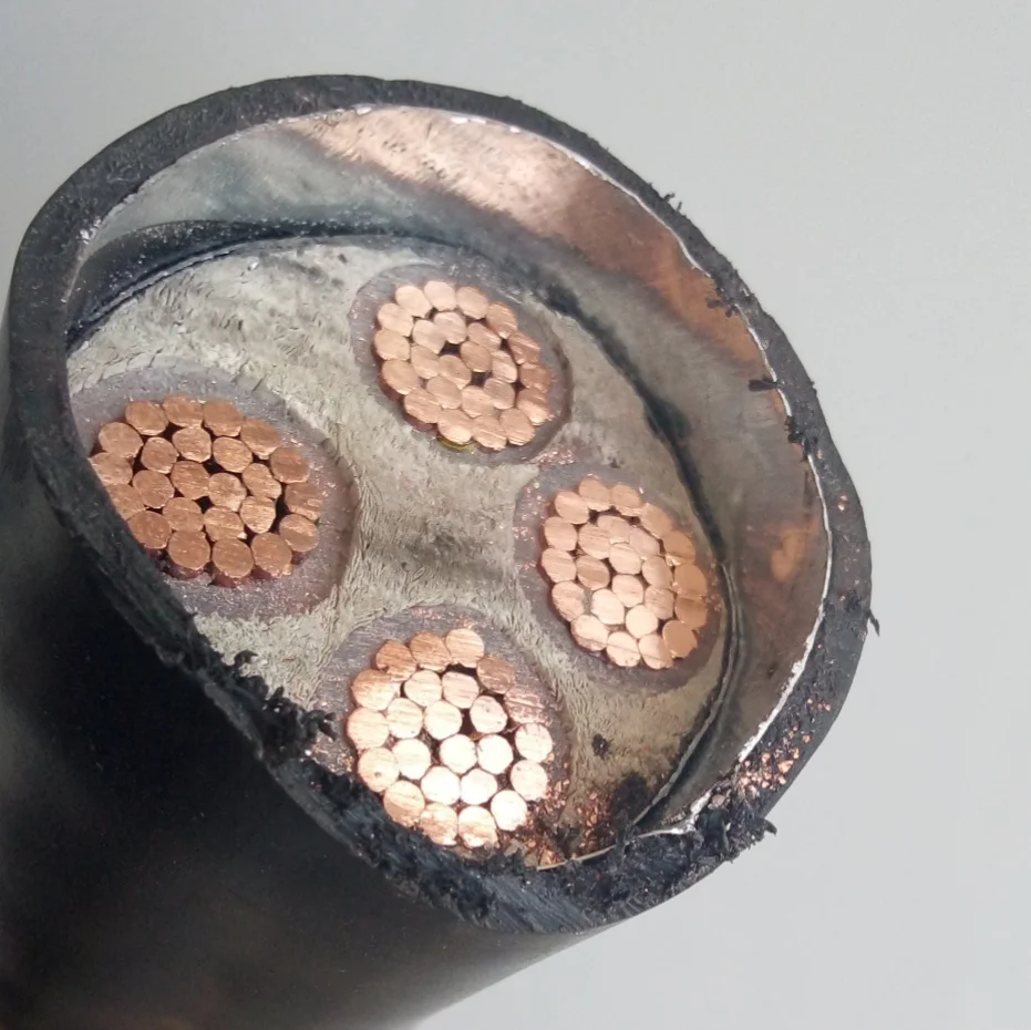  4 ядра 10 кабель 0 6 1kv высокое качество Кабель витая пара Бронированный для медного кабеля
