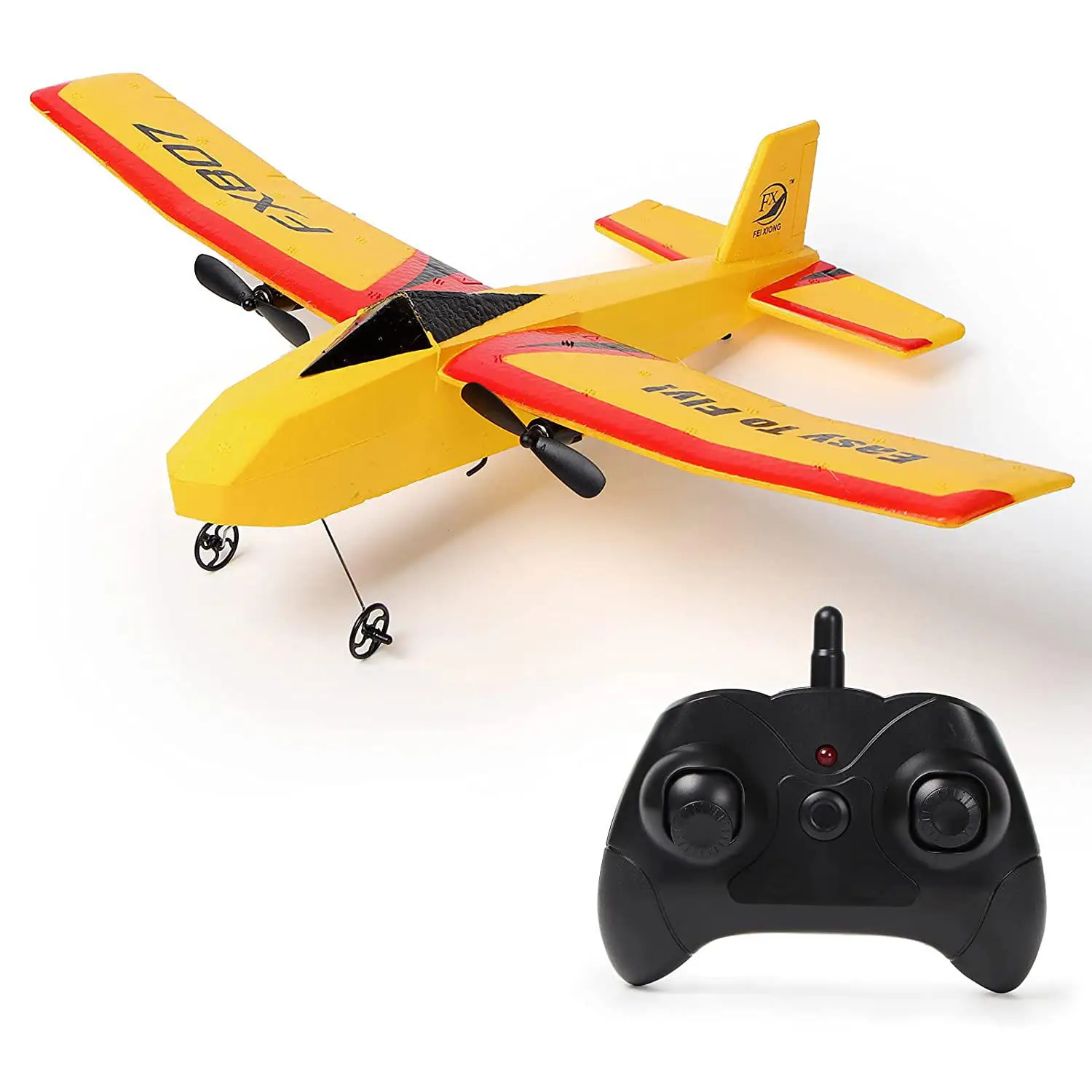 2022 New FX807 Mini Size EPP Foam Plane Remote Control Glider RC Plane for Beginner and Kids Summer Outdoor Play