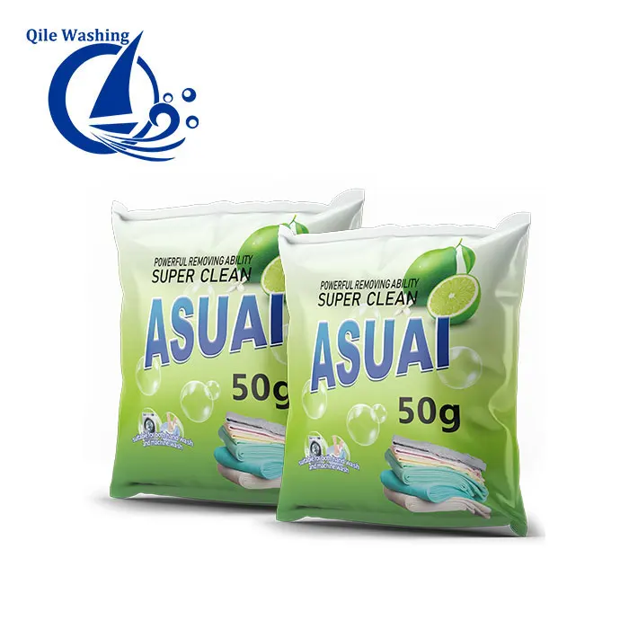 High Quality 3kg Lemon Bag Eco-friendly Effective Washing Powder Phosphate-free Laundry Detergent Powder