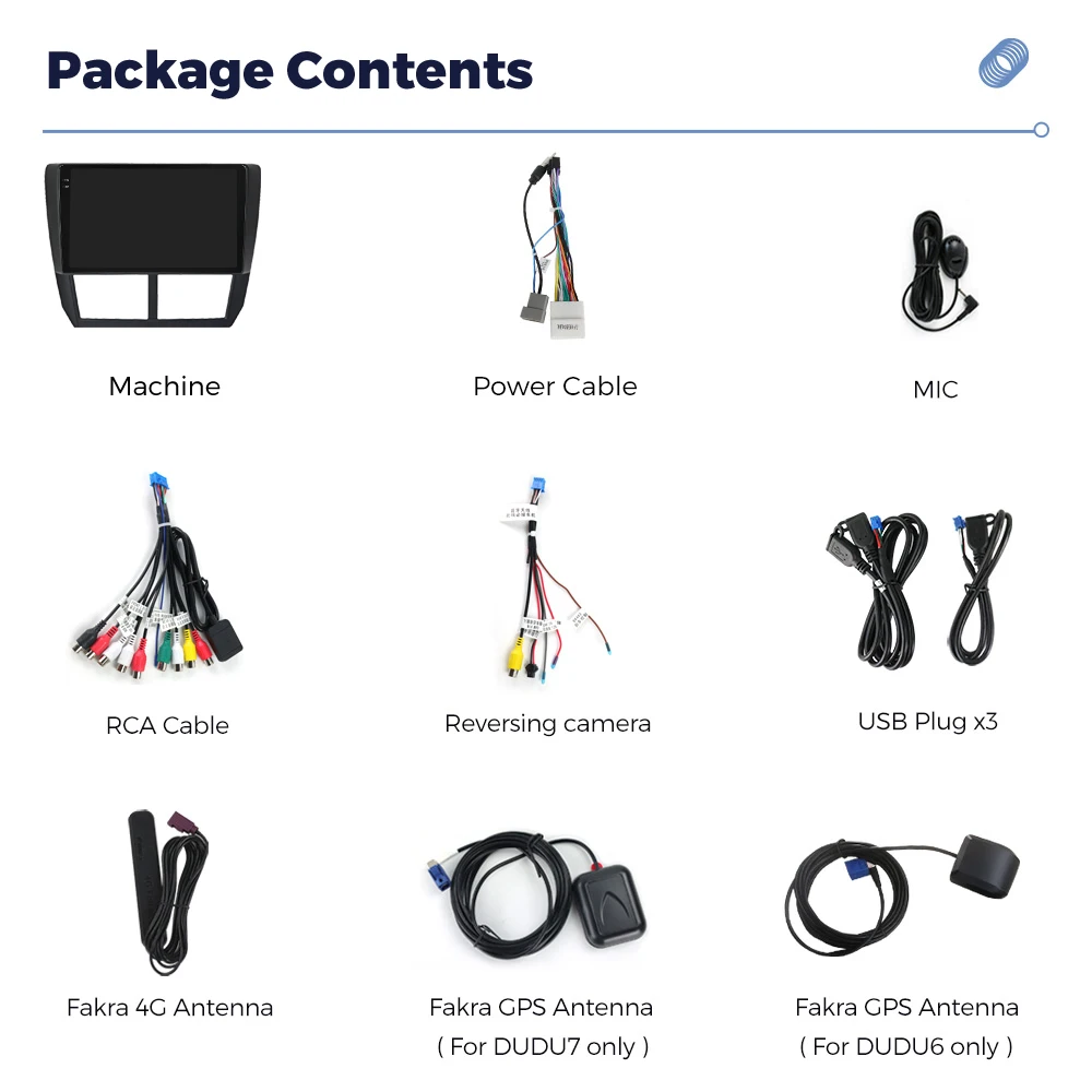 Mekede DUDU7 android автомобильный Радио dvd-плеер 2K QLED auto wifi 4G GPS DSP для Subaru Forester 3 2007 2008 2009 2012 2011 2013