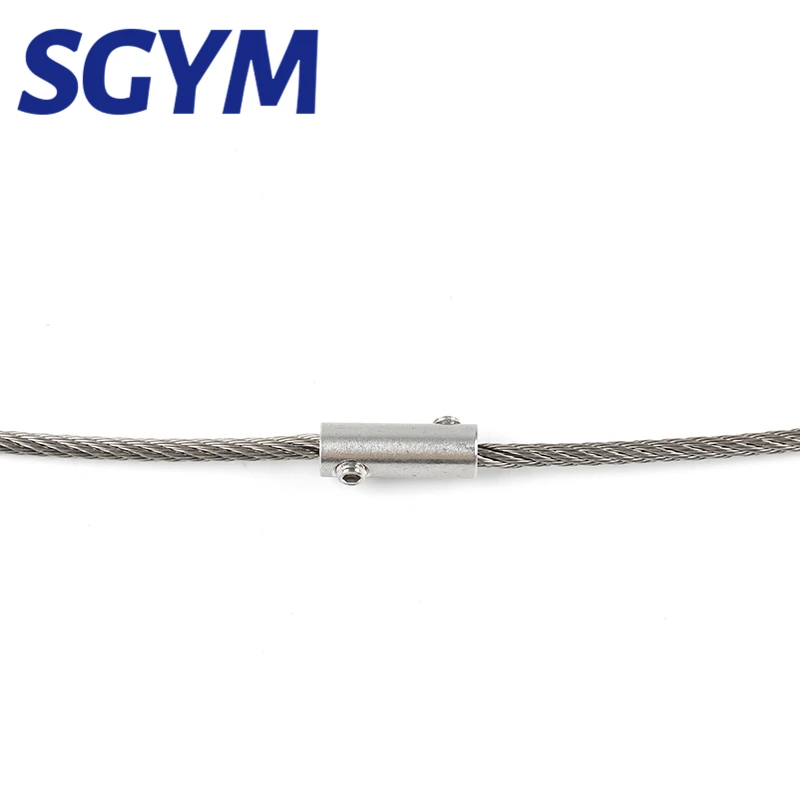 Handscrew Clamp Stainless steel Wire Rope Clip Connector Latch  with Hexagon Grub Screw Bolts buckle For Cable