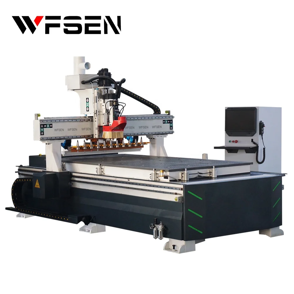 Best precision servo woodpecker cutting engraving stone atc 4 multi wood cnc router for sale