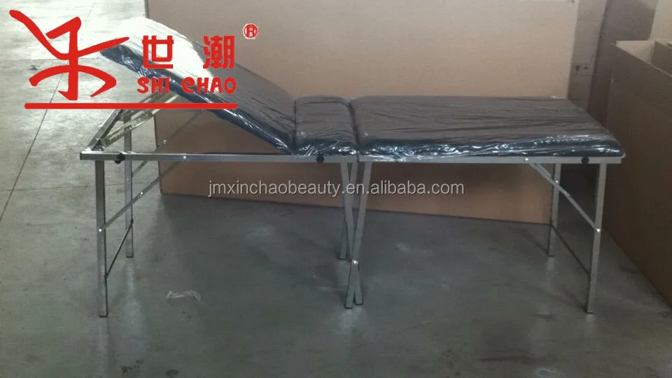 portable massage stainless steel folding portable simple beauty bed massage physiotherapy