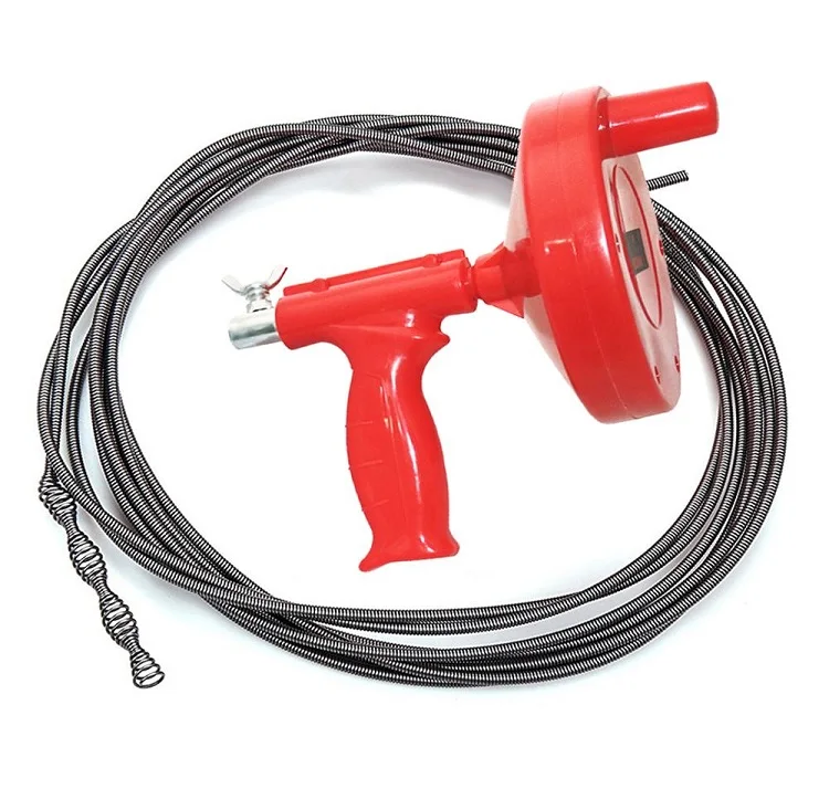 Drain Snake 25ft, Auger Clog Remover Plumbing Cleaner, for Sewer,Bathtub Shower  and Kitchen