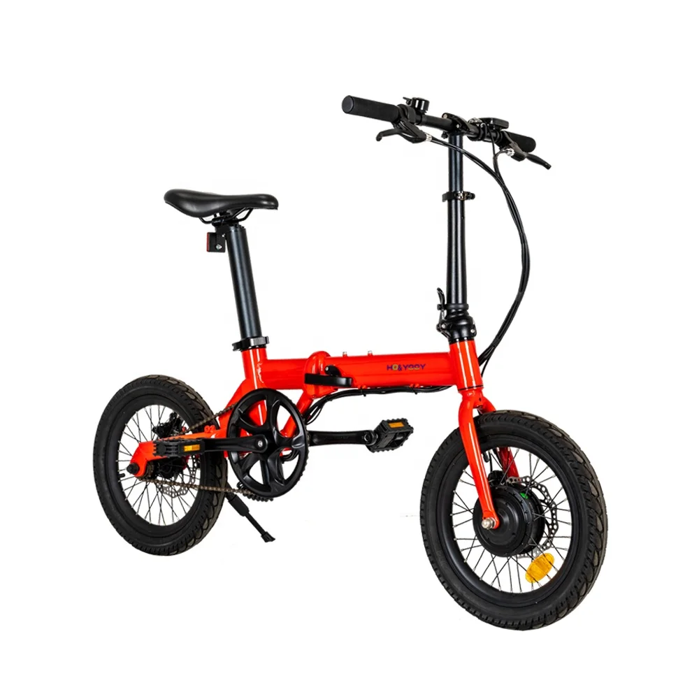 Red electrique bikes/ 16 inch electric cycles with rechargeable battery manufactured in china