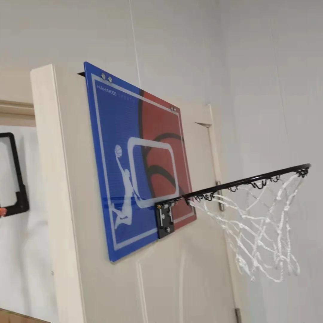 M.Dunk 18 Inch Over the Door Toy Mini Pro Basketball Hoop Set with Ball and Pump for Kids