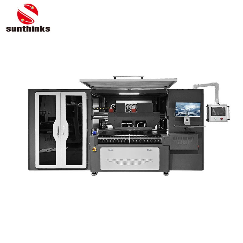Sunthinks SU805 Large Size Digital Single Pass UV Printer For Acrylic/Plastic/Metal/Wood Printing
