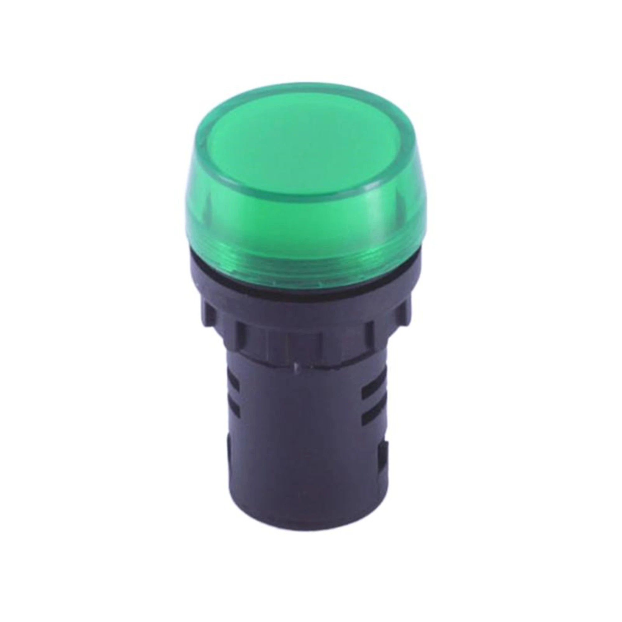 ELEWIND 22MM LED plastic sealed signal lamp indicator light pilot lamp 6V 12V 24V 36V 110V 220V (AD16-22B/G/12V)