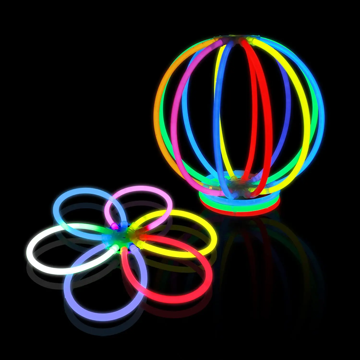 
Shining in the dark Neon Sticks 100 Pieces for 1 pack Glow Stick Bracelet Light sticks Party Supplies Neon Party 