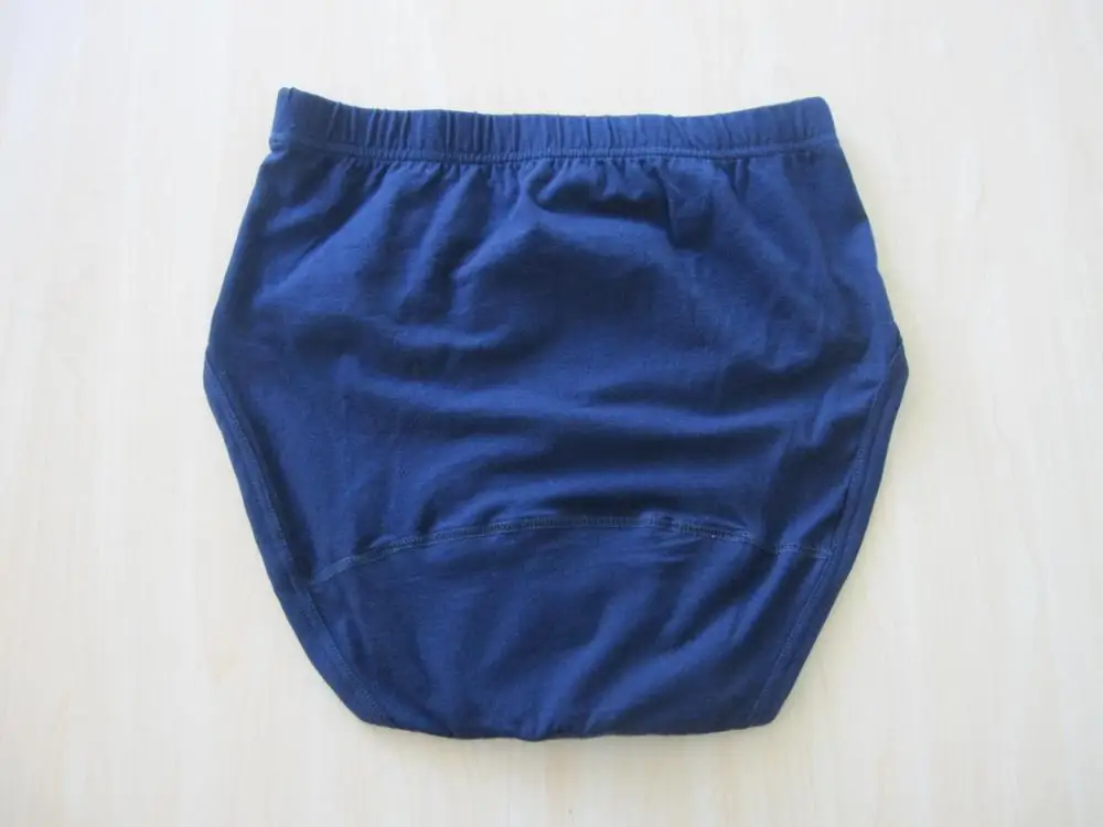 Mens incontinence underwear boxer brief type with moisture pad