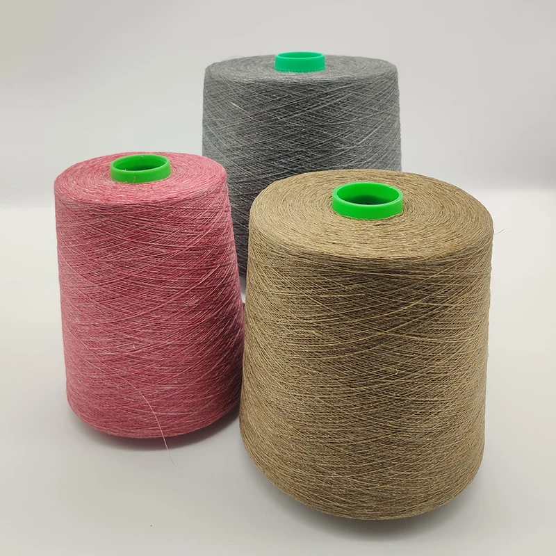 2/28NM Yarn Dyed Ring Spun Knit Melange Color Wool Acrylic Yarn For Fabric