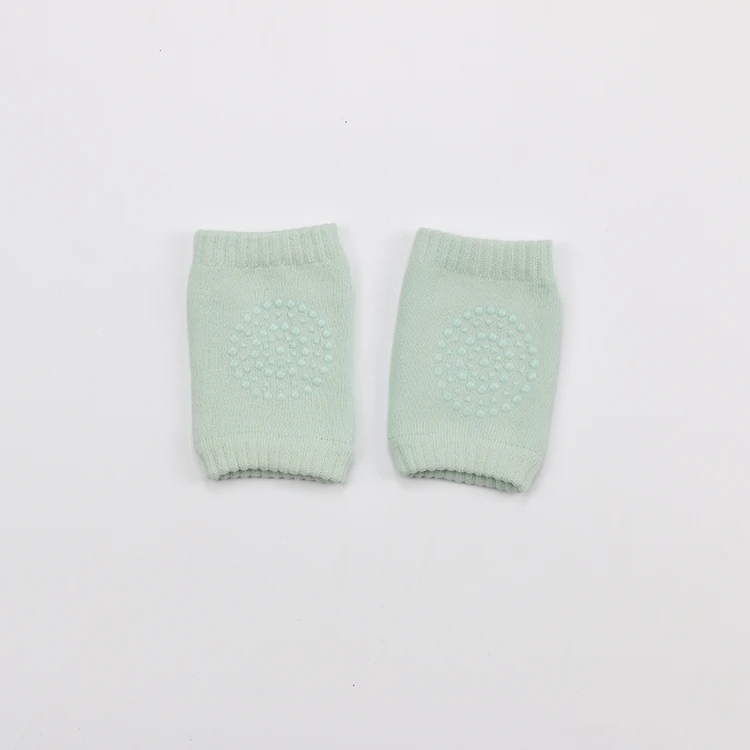  Customized Factory Supply High Quality Knitted Silicon Anti Slip Baby Kids Knee