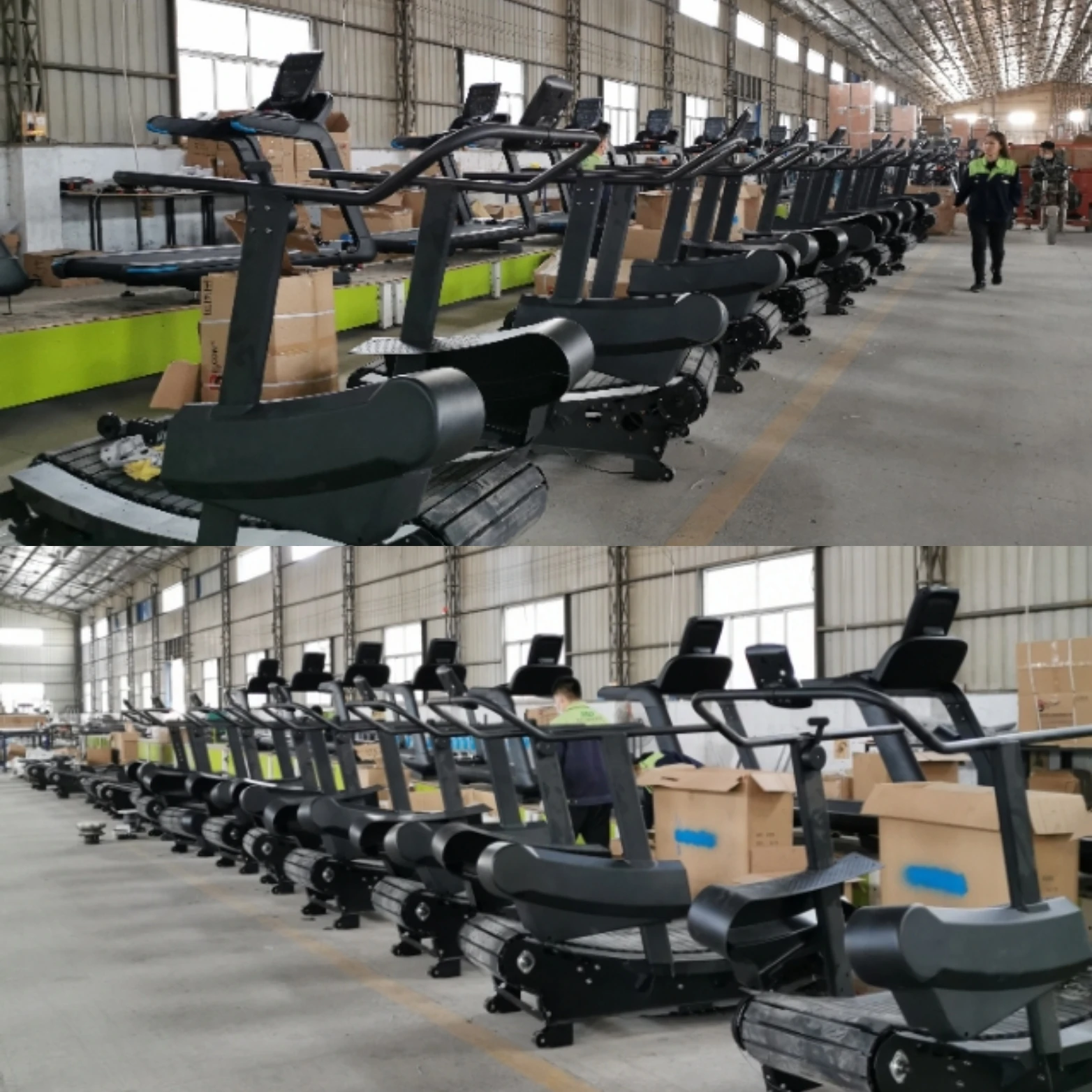 Factory Direct Supply Commercial Indoor Running Machine SpeedAdjustable Gym Curved Treadmill (Aluminium Belt) MND-CC16A Hot Sale