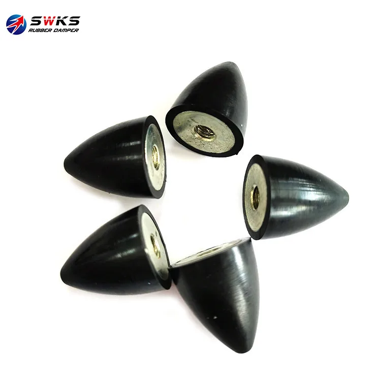 Neoprene CR Conical Rubber Bumpers Rubber Damper Mount Rubber Feet