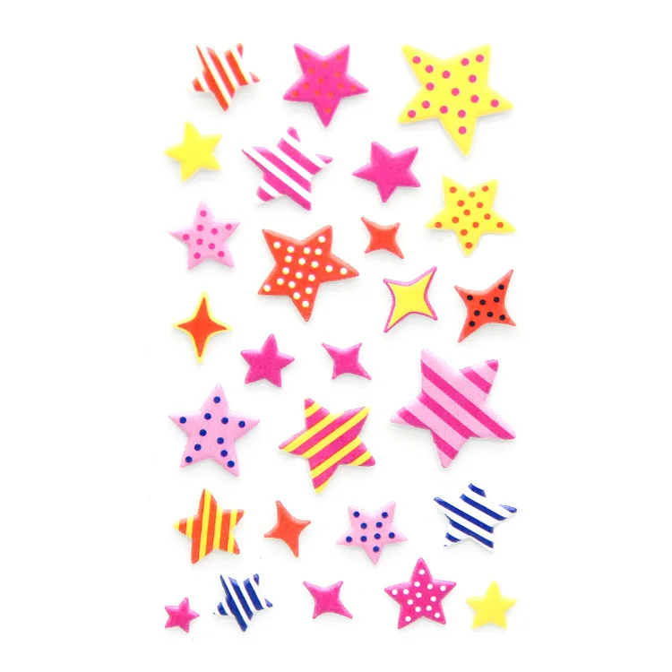 2023 New cartoon party bag toys graffiti stickers Party bag fillers for kids Puffy stickers