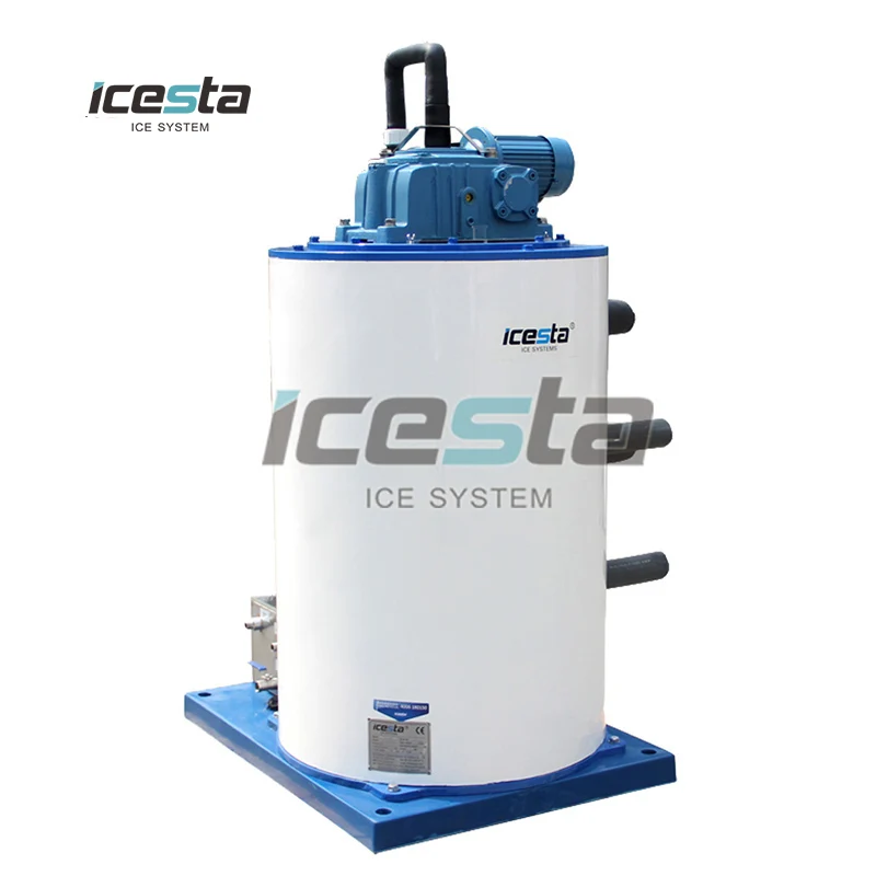 ICESTA seawater flake ice machine drum for ammonia system