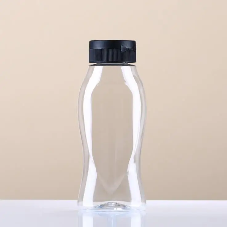 Пластиковые пустые бутылки 453 мл, контейнер для приправ, кетчупа, фруктов, томатов, джема, салата, соуса, контейнер для соли, крышка для сахара 0215-6