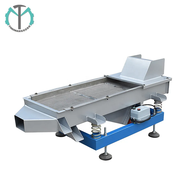 Powder plastic food linear vibrating screen from China linear vibration sieve machine vibrating sifter