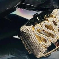 Men Cluster HIP HOP Moissanite Diamond Ring Moissanite Wedding Ring Fine Jewelry Ring For Men