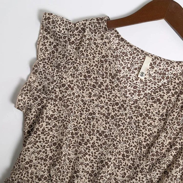 Wholesale Short Sleeves Elegant Long  Beach Dress Cheap Casual Custom Women Dresses