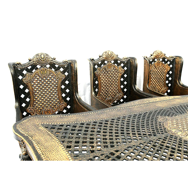 Multi Color Outdoor Garden Chair Cast Aluminum  patio  Outdoor Furniture