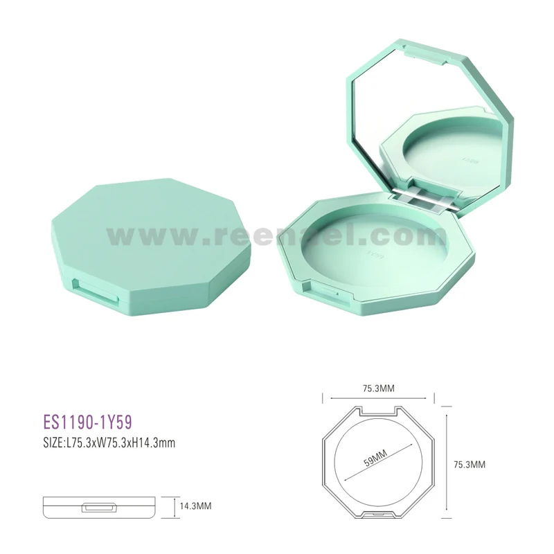 REENAEL particular shape compact powder case eye shadow case