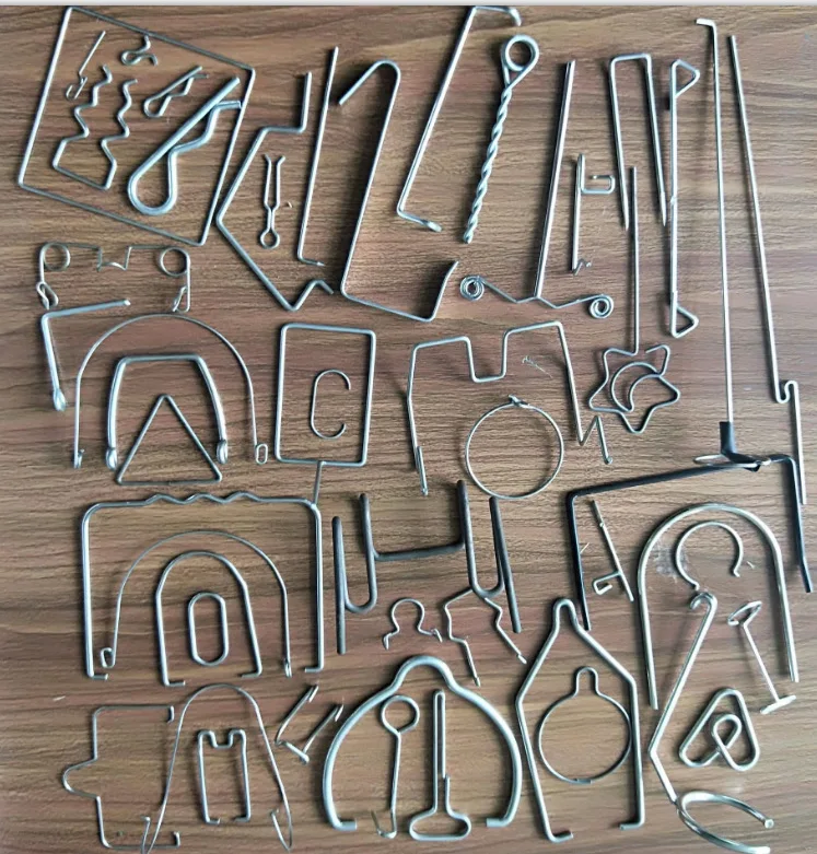 wire coil spring Fabrication of steel wire bending  part  precision metal 3D wire forming