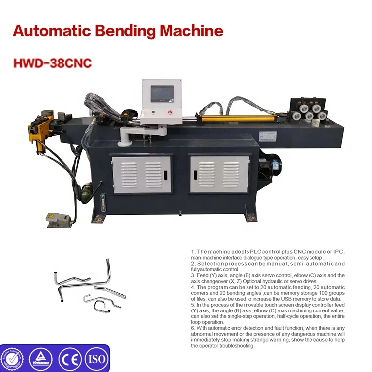 
38cnc automatic straighten and bending steel copper bending machine other pipe and tube bending machines 