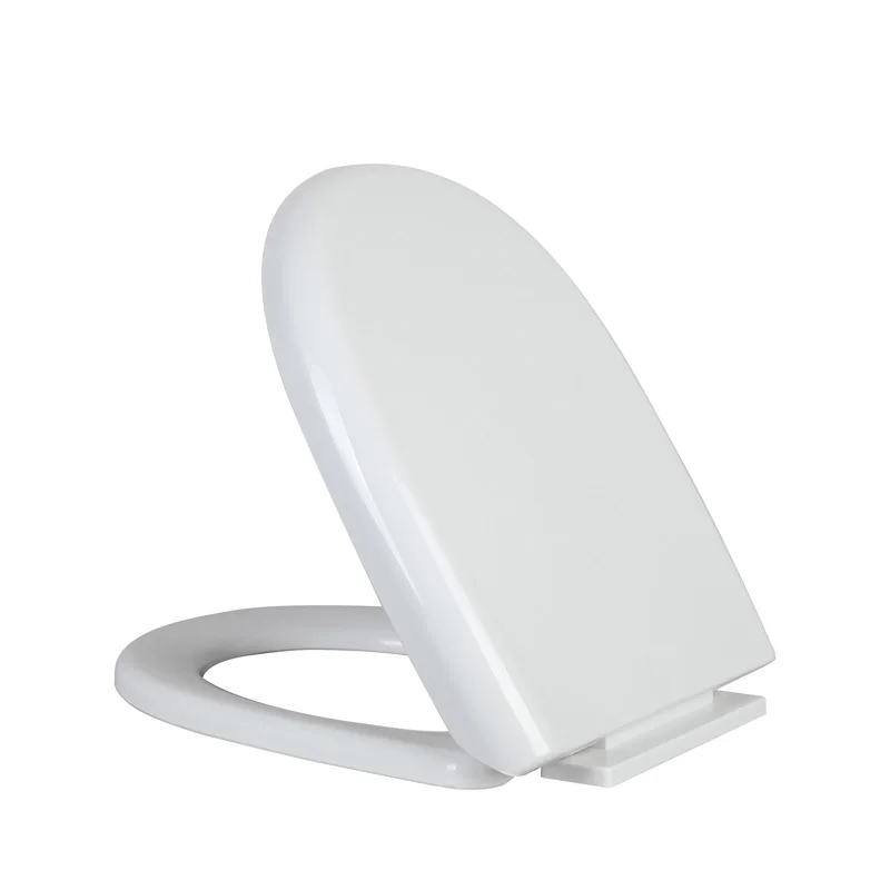 Soft Close Bottom Lock U-shape PP Toilet Seat KJ-868A1 for Bathroom with High Quality and Cheaper Price