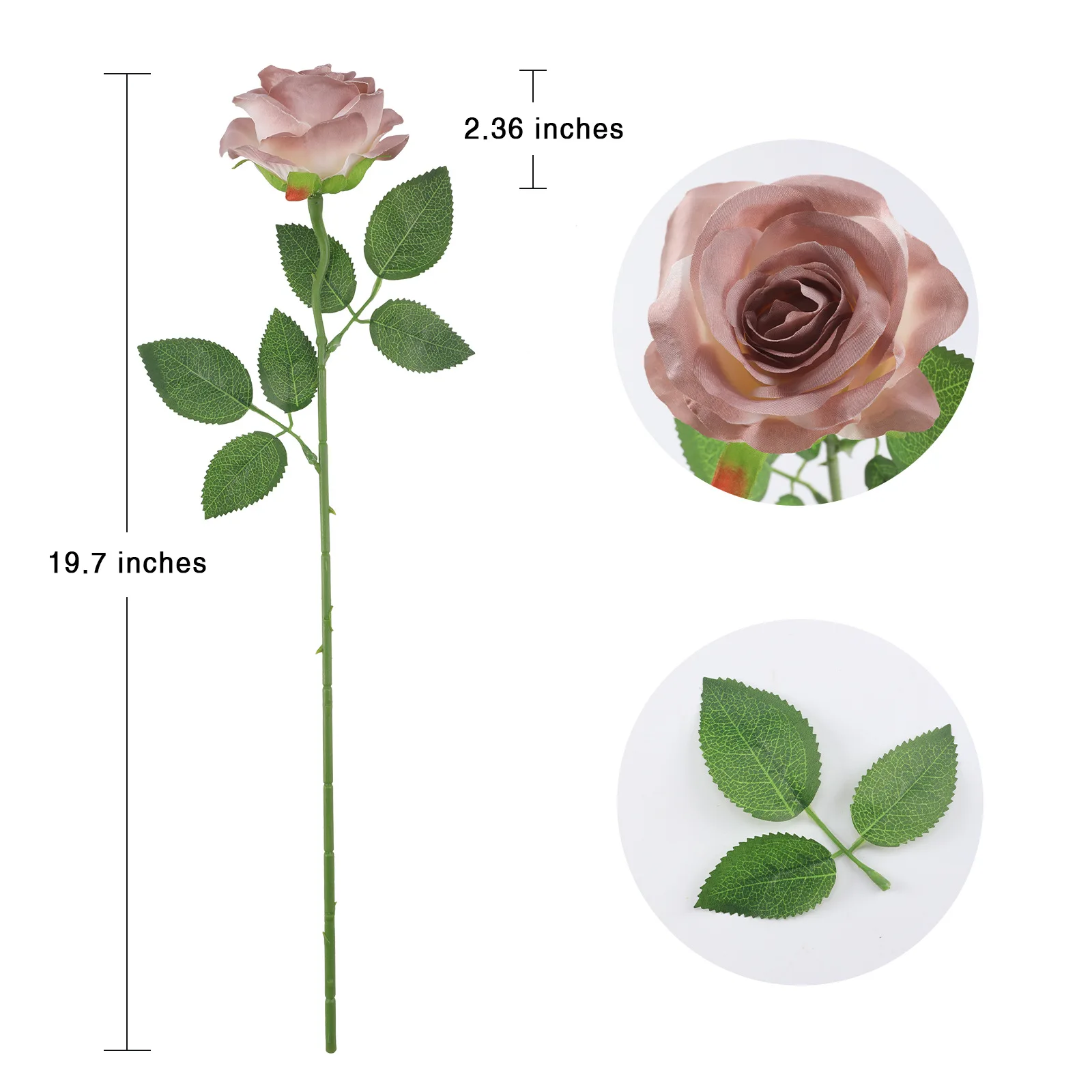 Cross border wholesale bestseller colored artificial petals of  roses  for Indoor scene arrangement decorative flowers