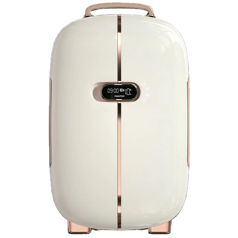 12v 220v portable beverage cosmetic small refrigerator mini fridge PInktop